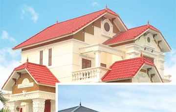 Ngôi nhà đẹp hơn khi dùng ngói màu INARI